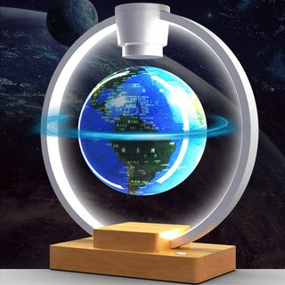 磁悬浮居家办公地球仪摆件3d立体桌面客厅装饰品自转发光生日礼物