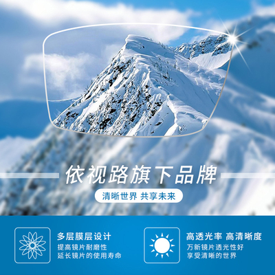 万新镜片1.56 1.60 1.67 1.74超薄 非球面防蓝光光学近视眼镜片