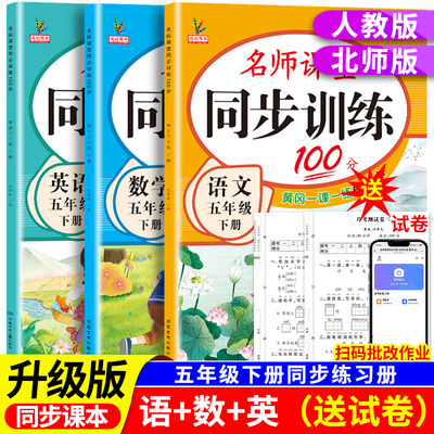 小学五年级上下册同步训练练习册