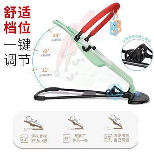 哄娃神器婴f儿摇摇椅婴儿摇篮椅哄娃哄睡三挡调节可折叠