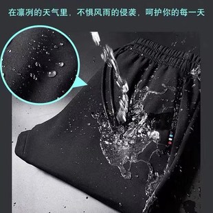 运动男女秋冬加绒裤 户外冲锋裤 加厚D防水防风耐磨保暖休闲抓绒大