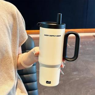 保温杯学生上学专用高颜值茶水分离泡茶水杯大容量女生便携冰霸杯