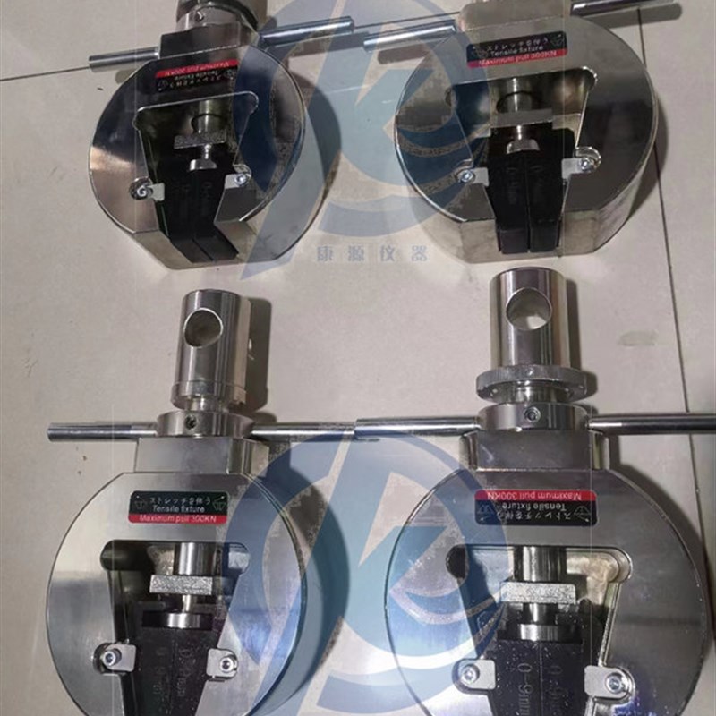 1吨2吨5吨拉力试验机楔形夹具体万能材料试验机板材拉伸夹具体