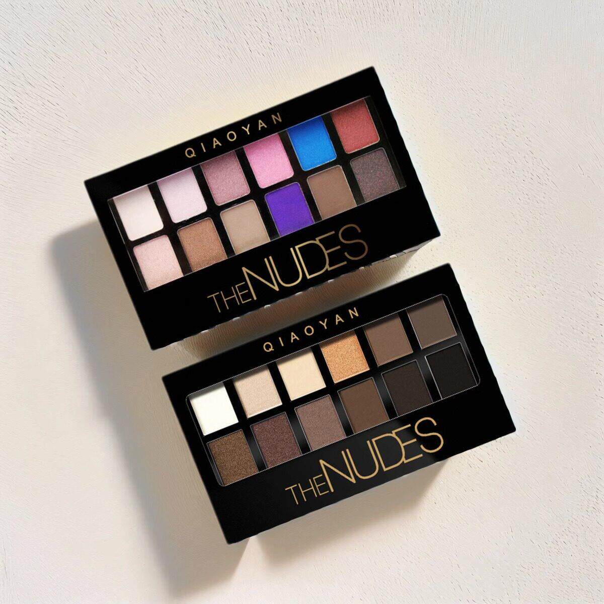 正品眼影盘防水大地色高级感多色系新手初学者晒红高光一体盘