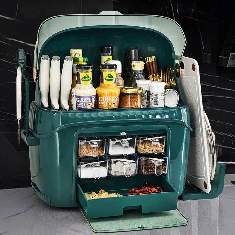 厨房置物架刀架桌面调味瓶调料收纳架多功能神器用品家用大全筷子