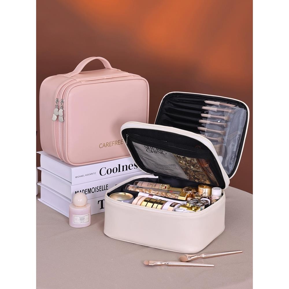 日本化妆品包大容量女式2025新款挎包化妆品包旅行商务旅行挎包防