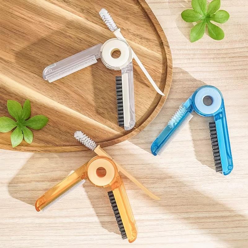 杯盖刷四合一多功能缝隙凹槽清洁刷洗杯子神器杯口刷便携小杯刷子