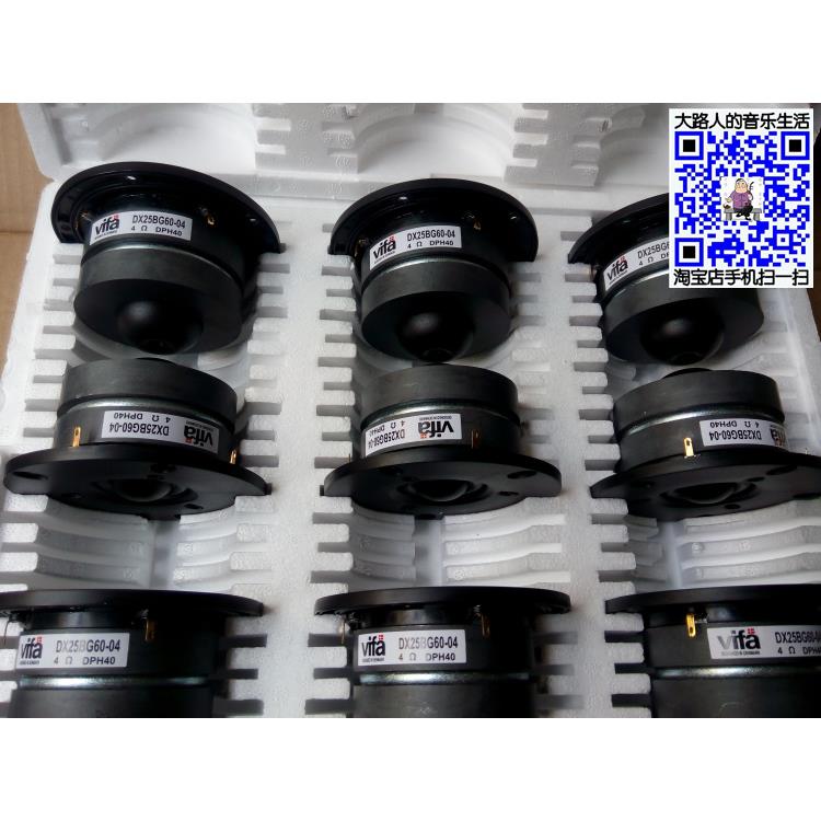 原装全新丹麦vifa 威发 双磁大振膜 DX25BG60 4寸高音喇叭 扬声器