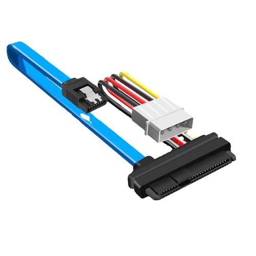 包邮SFF-8482 SAS转SATA连接线 29P-SATA 70cm 硬盘 服务器数据线