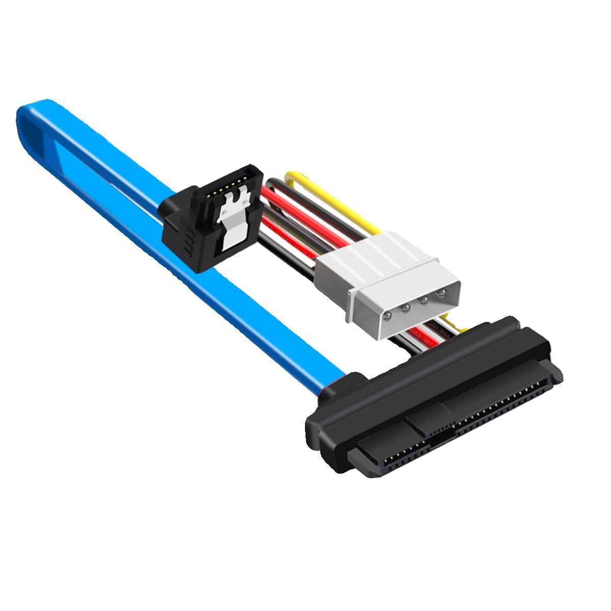 SFF-8482 SAS转SATA连接线 29P-SATA 硬盘 服务器数据线 7P转29P