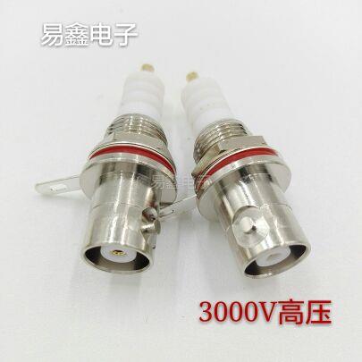 优质全铜 MHV/SHV耐高压3000伏 BNC Q9-3000V座 高频同轴连接器