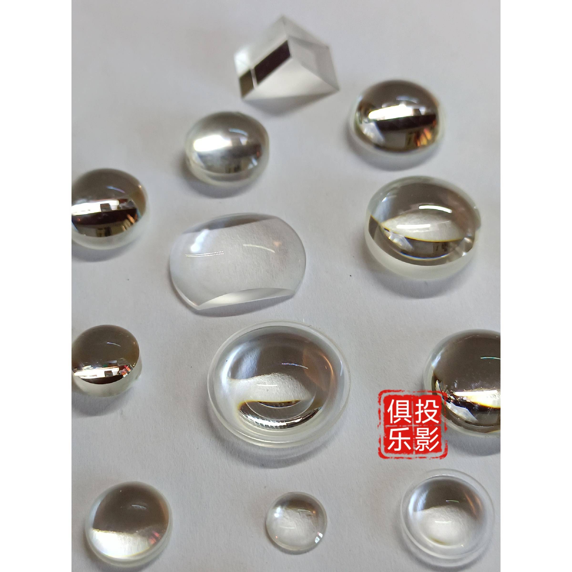 直径7-18mm模造K9玻璃非球面光学准直透镜905nm激光模组聚焦镜头