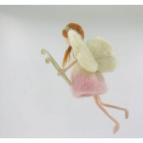 No one羊毛毡戳戳乐diy手工材料包粉色渐变小仙女绘本情侣礼物