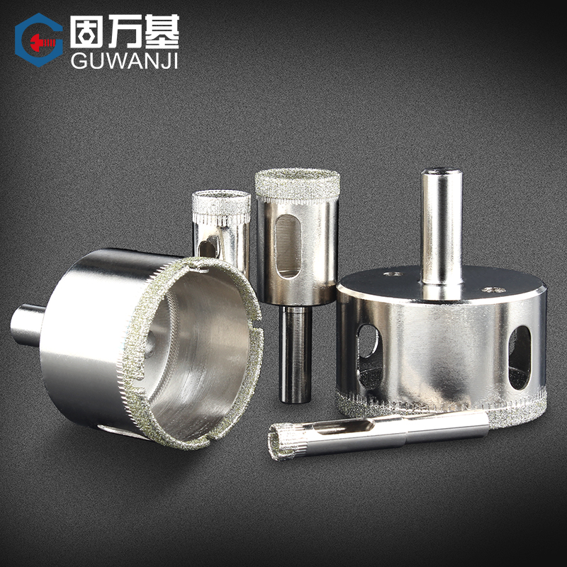 玻璃钻头圆形开口钻陶瓷大理石开孔器花岗岩钻孔神器超硬6mm-60mm