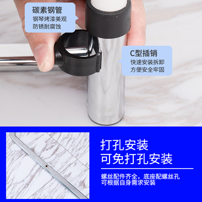 免安装床边扶手护栏防摔抓杆老人起床助力扶手架可折叠起身辅助器