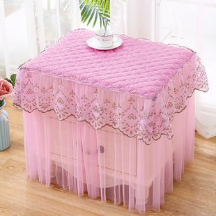 蕾丝床头柜罩套防滑落地款 全包盖巾 防尘罩加厚长方形卧室盖布欧式