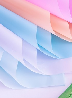 鲜花花束包装纸网红花艺包花纸欧雅纸黑色透明防水韩素纸雾面纸