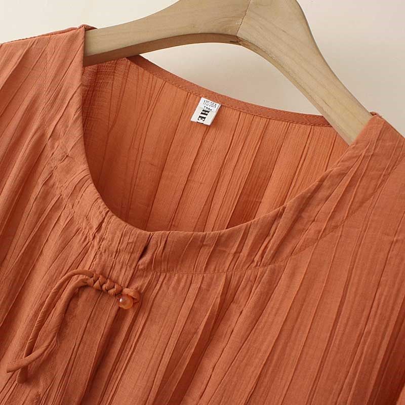 大码女装妈妈装新中式盘扣上衣200斤胖mm宽松显瘦遮肚子短袖衬衫,女装/女士精品,大码内搭,淘宝优惠券,粉丝福利购,淘宝优惠卷