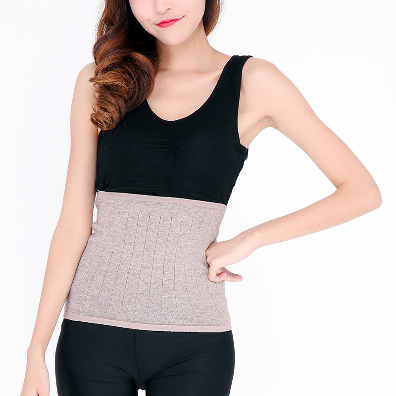 男女薄款护腰带 护腹护胃暖宫保暖羊毛腰围带 高弹加高加宽秋冬季