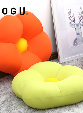 MOGU沙发抱枕靠垫办公椅地板阳台飘窗坐垫榻榻米垫子圆形透气屁垫