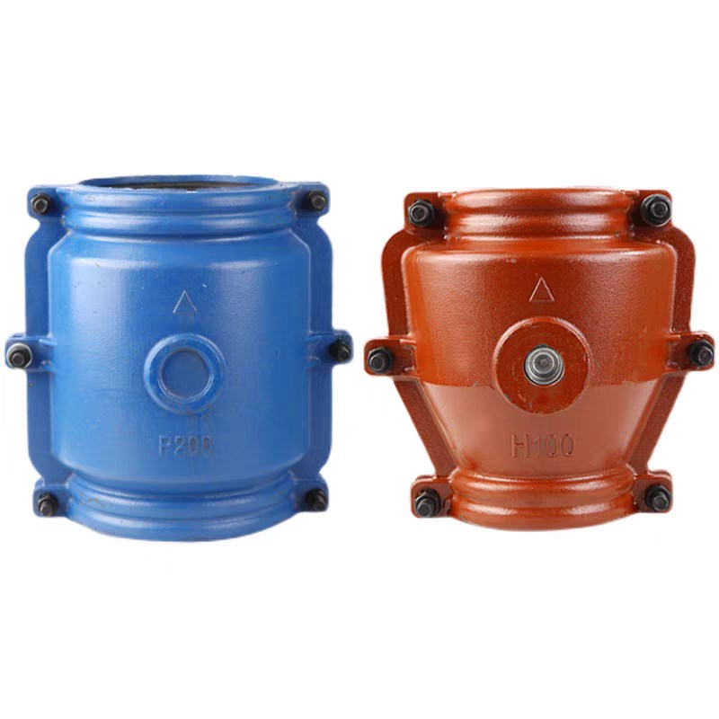 承口大肚哈d夫节堵漏器 承插口抱箍抢修器 球墨铸铁接头抱箍活接