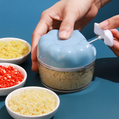 捣蒜泥神器家用迷你拉蒜器蒜蓉蒜末压泥大蒜搅碎机手动切蒜压蒜器