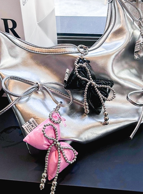 《MIU.M芭蕾蝴蝶结》皮质小香甜美包挂