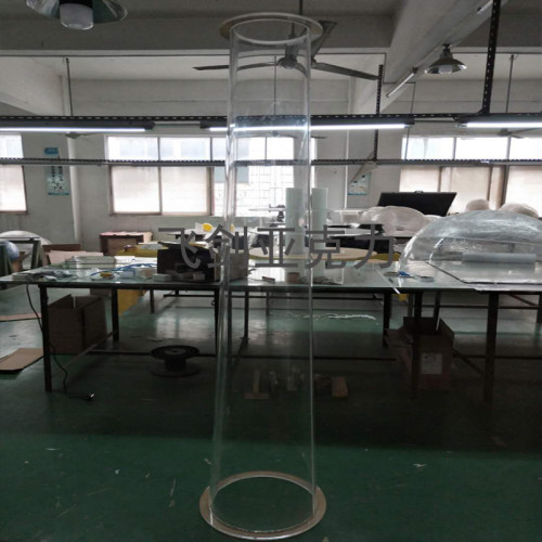 高透明亚克力有机玻璃管定制加工热E弯切割封底实验制品厂家定制