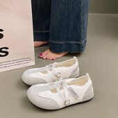 网面透气平底德训鞋 2025新款 D夏季 女鞋 孕妇软底一脚蹬运动凉鞋