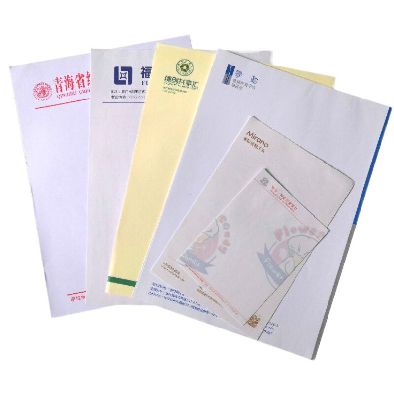装修装饰公司信纸定制logo设计印刷A4红头抬头纸TS便签信笺会议稿