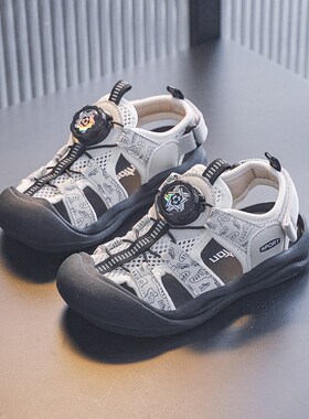 男童鞋凉鞋20g25夏季新款儿童网面包头运动鞋小男孩轻便防滑沙滩