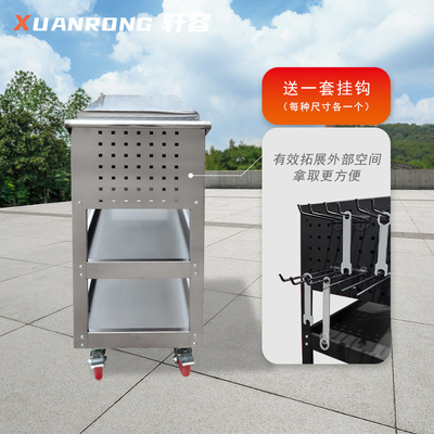 抽屉式工具车汽修车间零件工具柜重型手推车储物柜收.纳车置物架