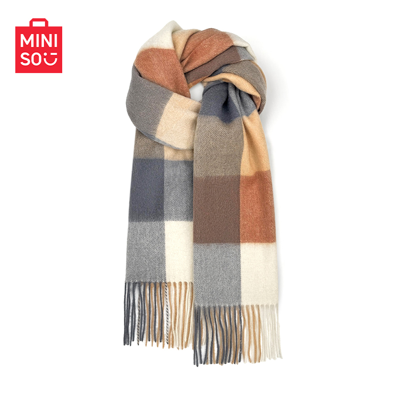 MINISO名创优品100%纯羊毛围巾