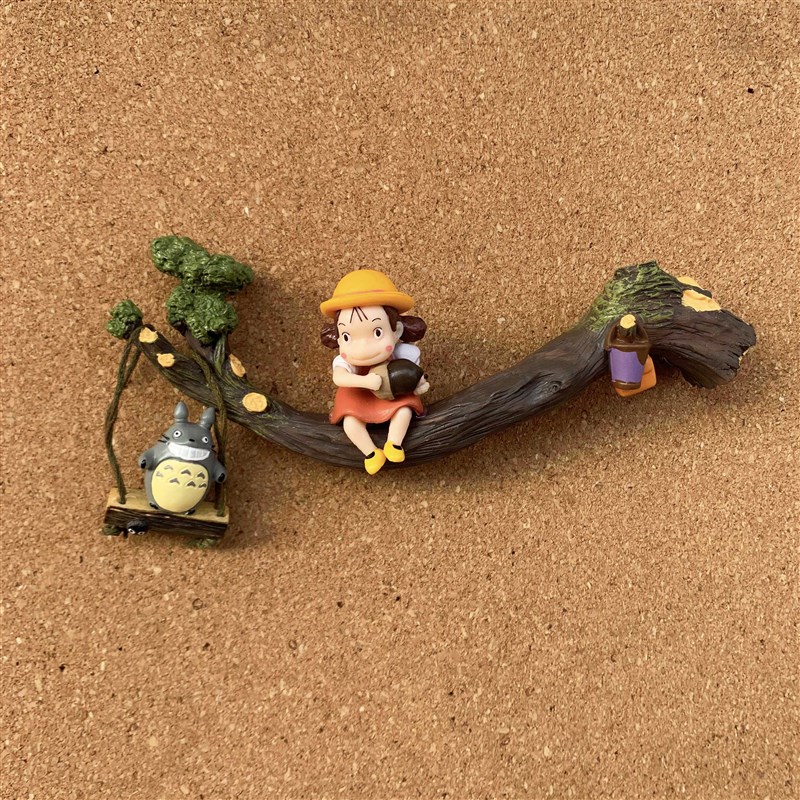 1 树枝秋千情景DIY图钉 照片墙毛毡海棉软木记事留言板按钉