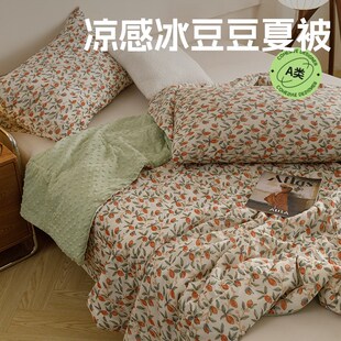 有氨小凉皮凉感冰豆豆夏被小新学生儿童夏凉被22新款 空调被