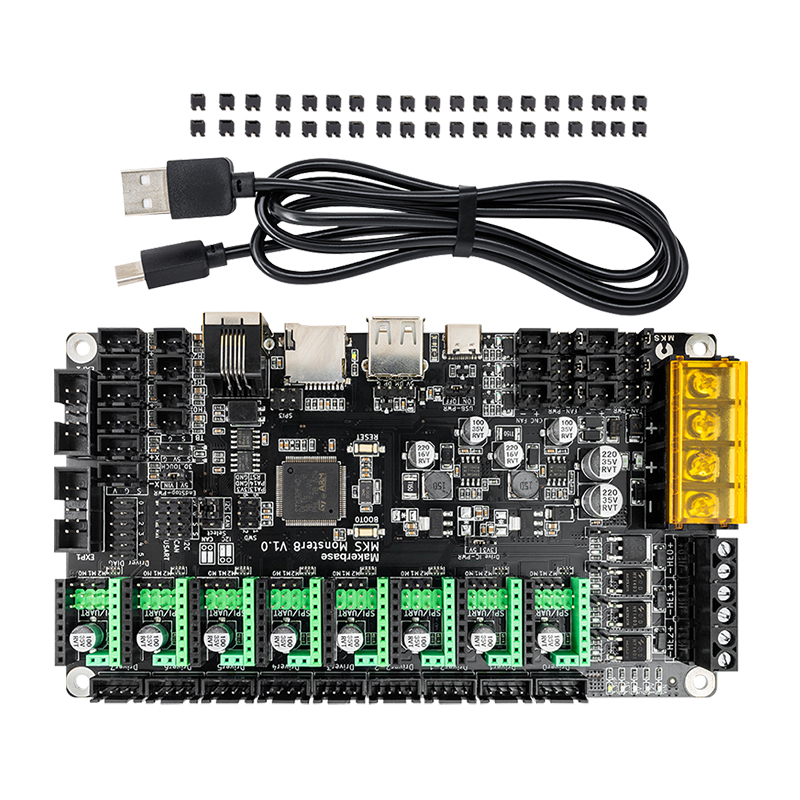 3D打印机板MK Monter8 怪兽 oron控8轴一体控制板 DIY