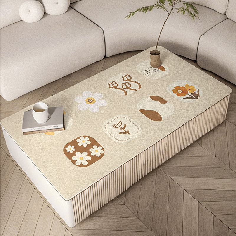 茶几垫桌垫防油防水免洗pc长方形客厅高级感桌面防烫家用保护垫