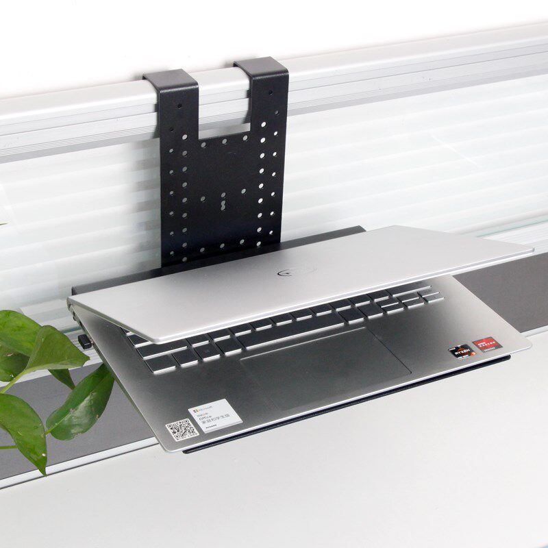 工位笔记本电脑挂架笔记本平放支架便携本挂屏风隔断架托节约空间