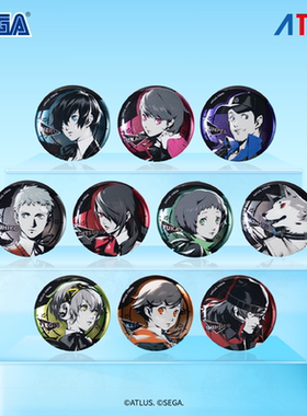 SEGA世嘉 女神异闻录３ReloadB款徽章盲盒P３R周边