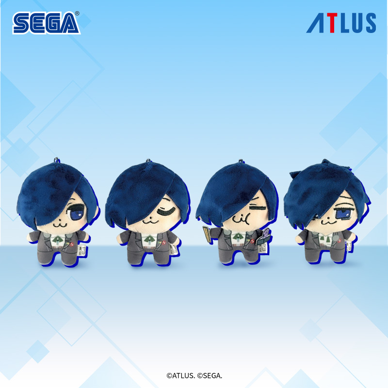 SEGA世嘉 女神异闻录3Reload主角×大川武久部毛绒挂件日谷-预售