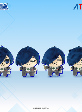 【现货】SEGA世嘉 女神异闻录３Reload主角×大川武久部毛绒挂件