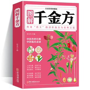 正版图解千金方 白话文彩图典藏版 中医名方中医家庭保健千金药方