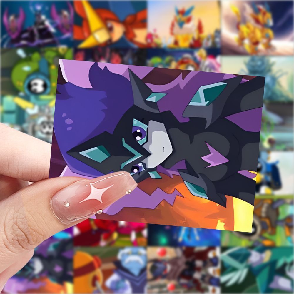 新款赛尔号手绘素材贴纸卡通装饰手机儿童手账玩具防水贴画素材