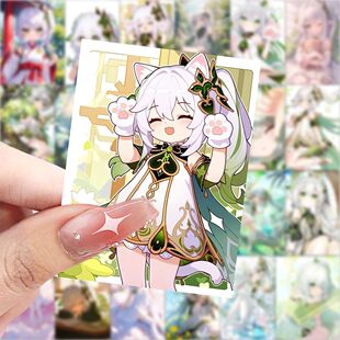 纳西妲美图壁纸贴画动漫二次元原神游戏贴纸手机手账装饰桌面贴纸