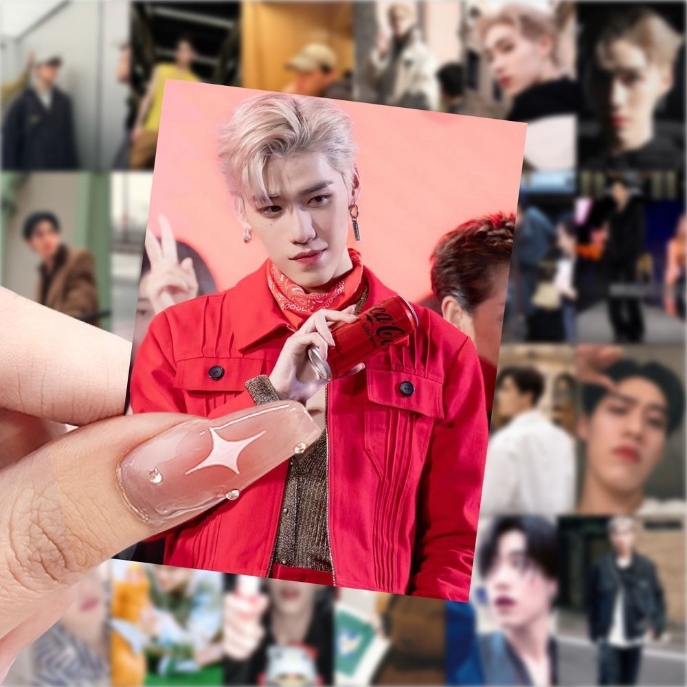 126张泰国林祎凯PP单人帅照贴纸高颜值男神周边手账DIY防水装饰贴