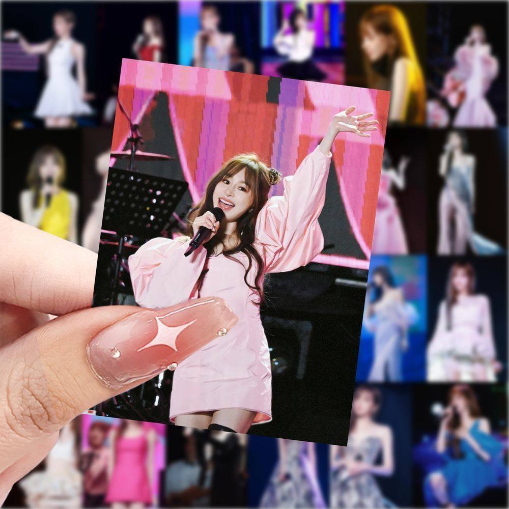 188张王心凌演唱会神图贴纸明星高颜值ins贴画手机笔记本装饰贴纸