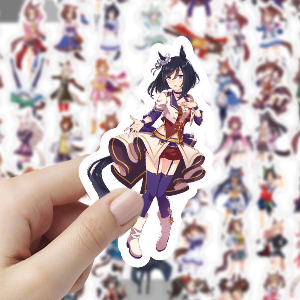 赛马娘立绘角色周边卡通游戏创意贴纸桌面二次元装饰贴画手账防水