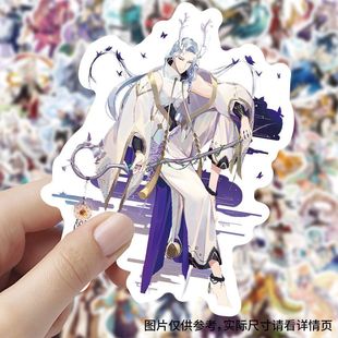 精灵食肆游戏角色贴纸卡通二次元周边手机手账装饰贴画防水