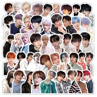 120TXT韩国男团贴纸崔然明星ins崔秀彬高颜值周边装饰不干胶贴画
