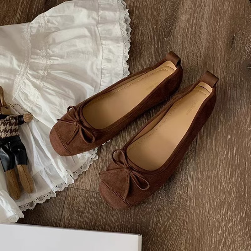 不累脚~平底芭蕾舞鞋单鞋奶奶鞋